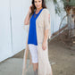 On the Fringe Duster Cardigan