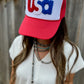 USA Chenille Foam Trucker Cap