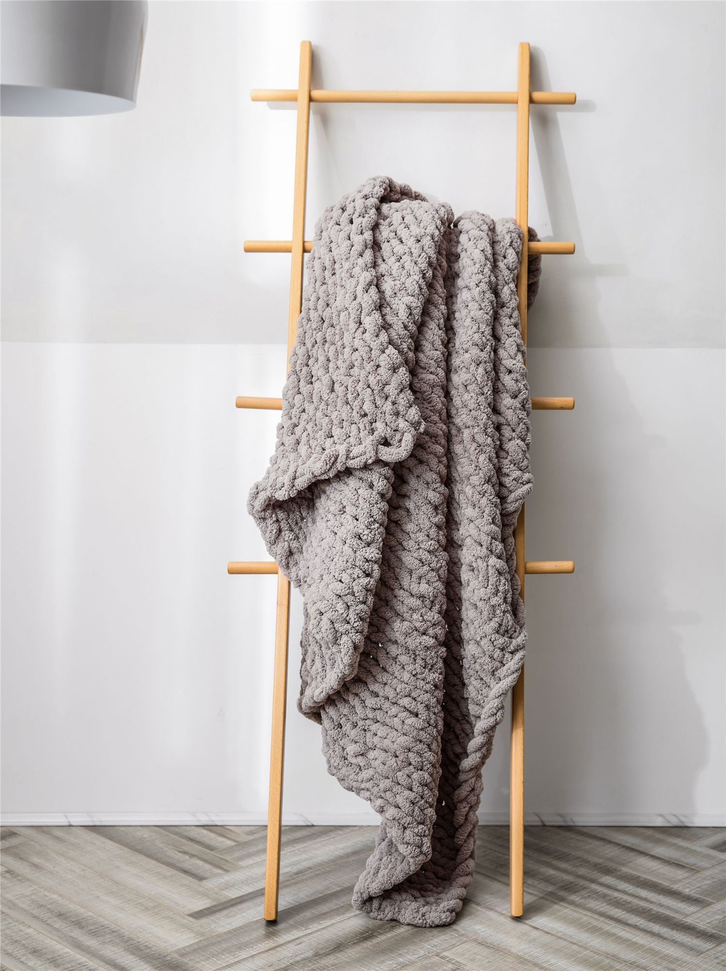 Stick Knitted Blanket