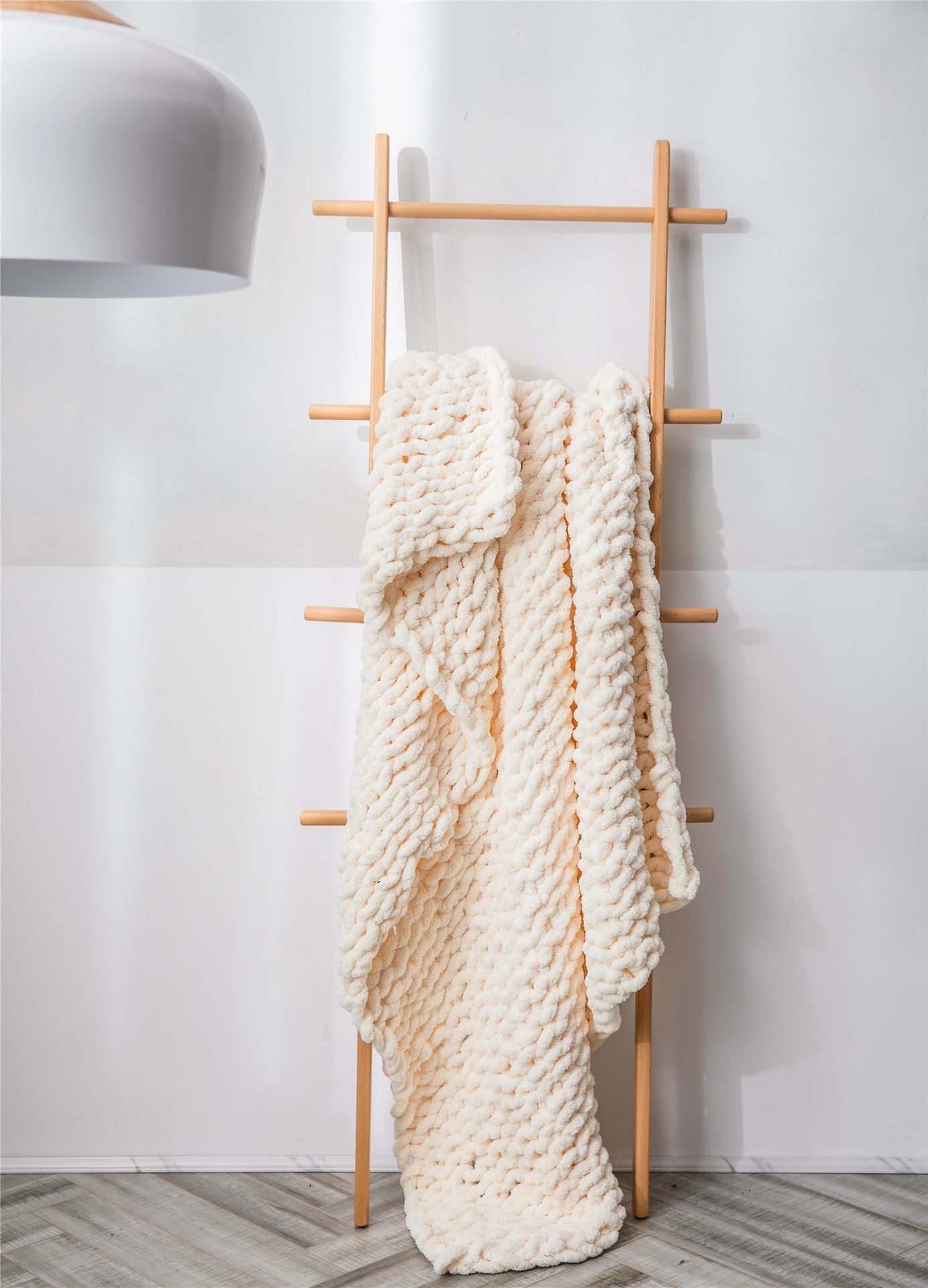 Stick Knitted Blanket