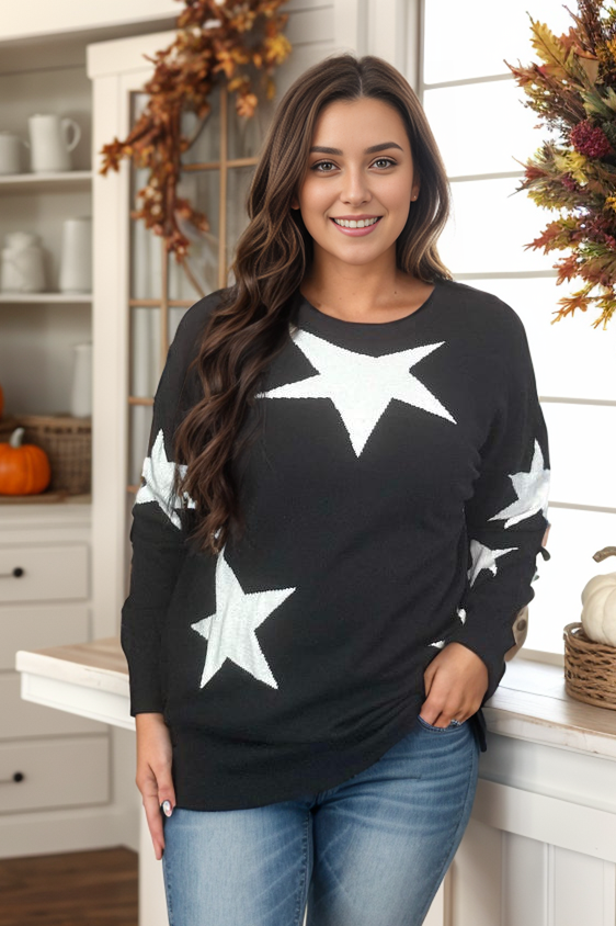 Counting Stars Sweater - Black