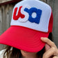 USA Chenille Foam Trucker Cap