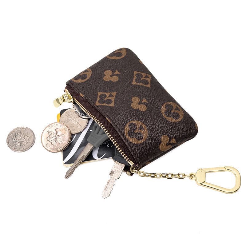 Women's Printed Mini Zipper Pouch