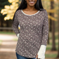 Aster Floral - Thumbhole Top