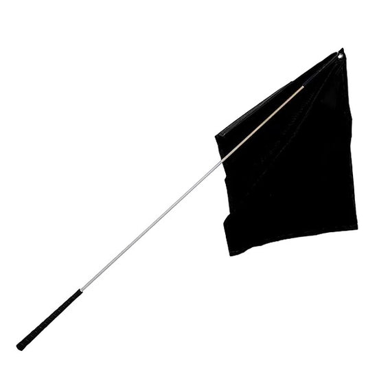 Flag Training Stick / 48" Silver Shaft w/ Flag