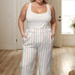 Cool It - Striped Culottes