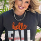 Sync Logic Hello Fall Applique Sweatshirt