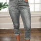 Dusty Charcoal - Judy Blue Capris