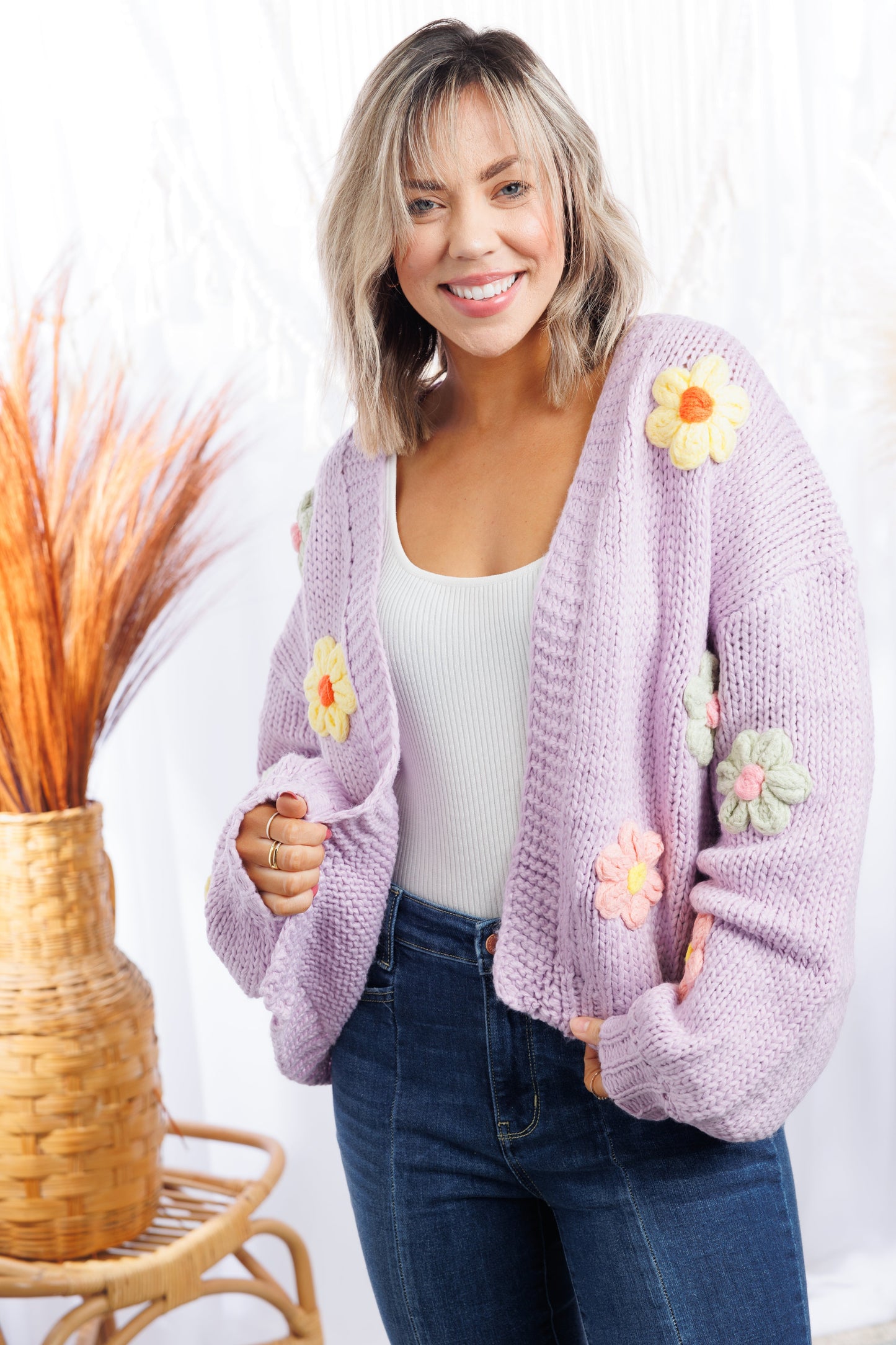 Hop Into Spring - Cardigan