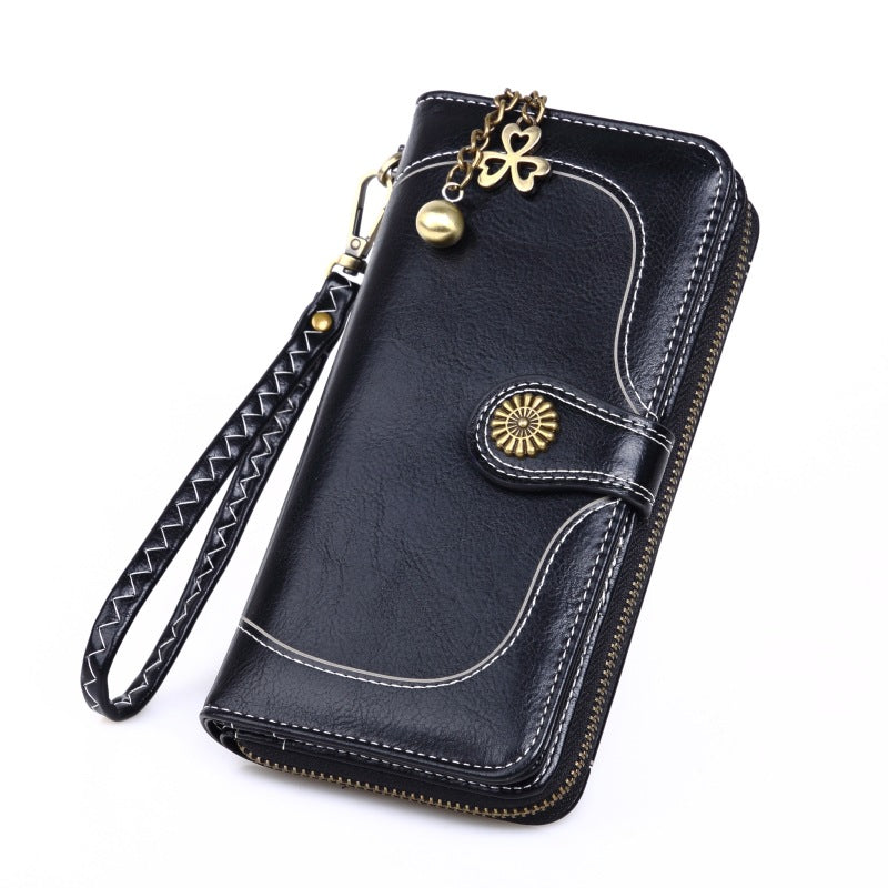 Womens Wallet Clutch Zip Around Organizer