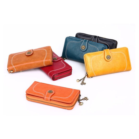 Womens Wallet Clutch Zip Around Organizer