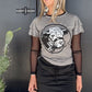 Howdy Hereford Mesh Sleeve Top