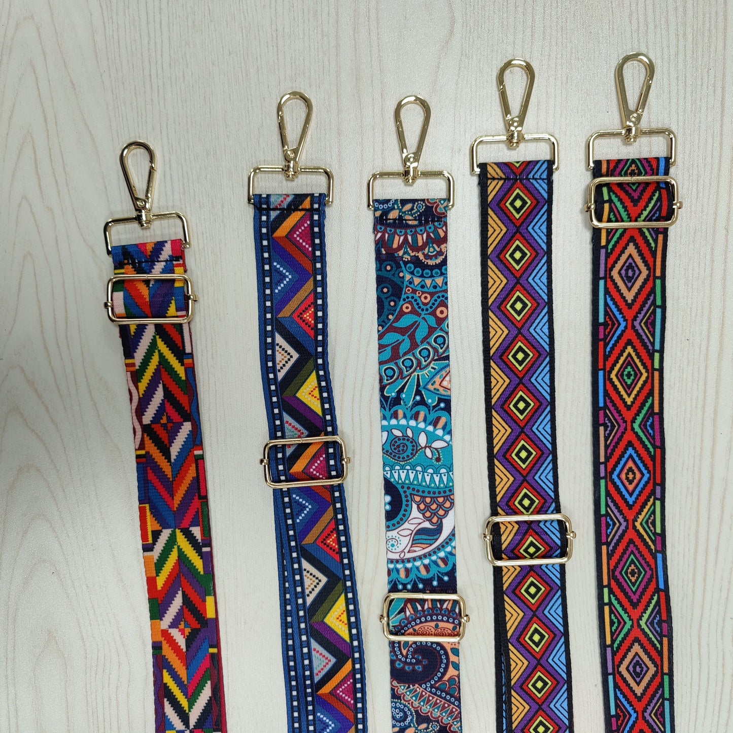 Colorful adjustable straps