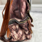 Brown Cowhide Backpack