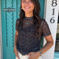 Lariat Mesh Top