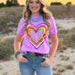 Rainbow Heart I Love You Tee