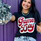 Sync Logic - Big Game Day Retro Glitter Tee