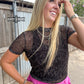 Lariat Mesh Top