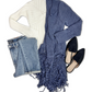 Waiting For You - Fringed Cardigan