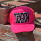 Texan Chenille Foam Trucker Cap