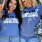 Let's Go Cowboys in Glitter Tee