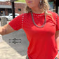 CANDY APPLE- Starry Stud Tee