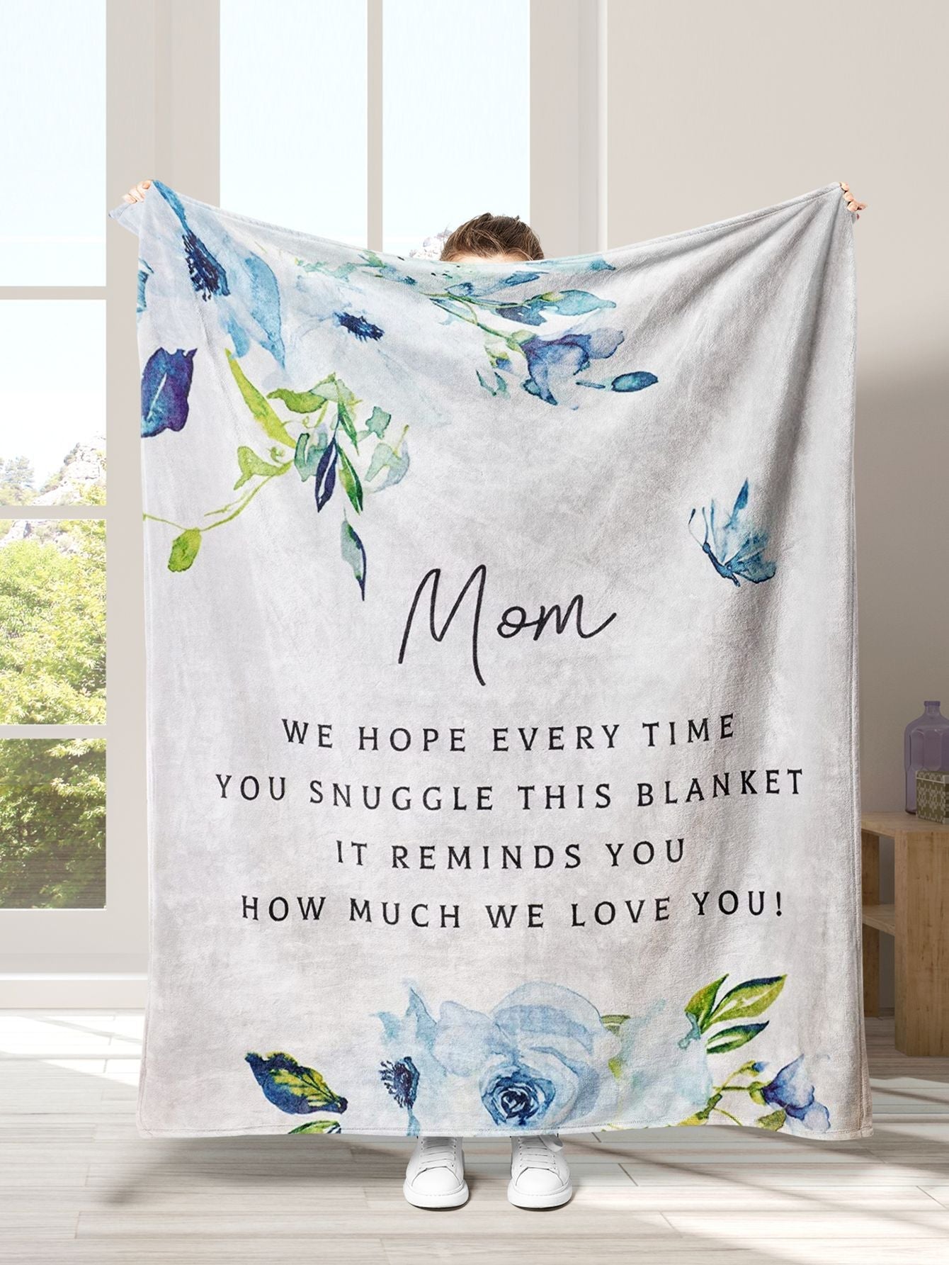 Hot Selling Mother's Day Flannel Blanket