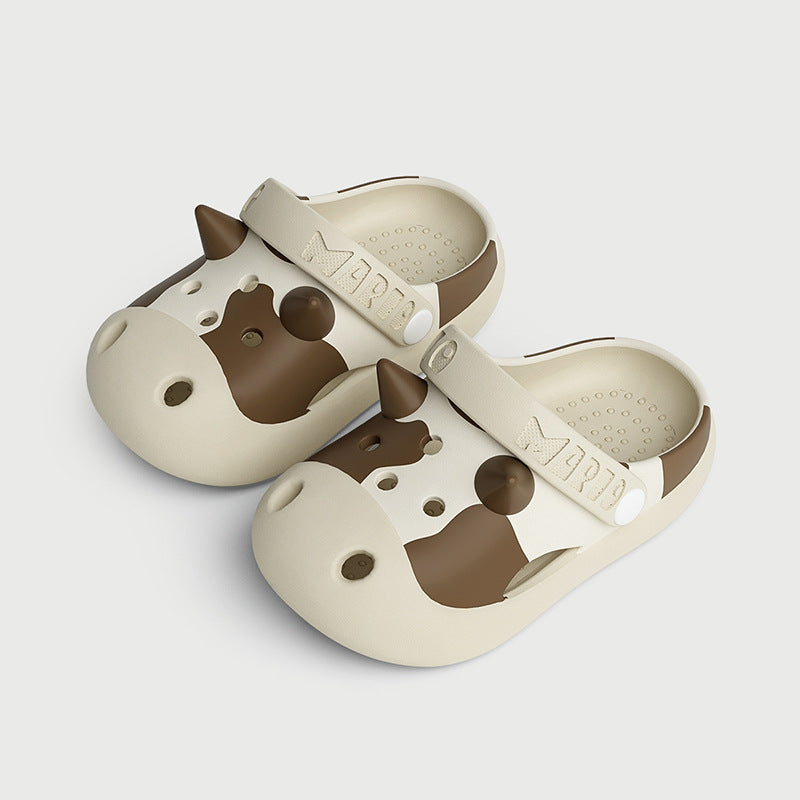 Anti-slip Slippers for Cows Brown