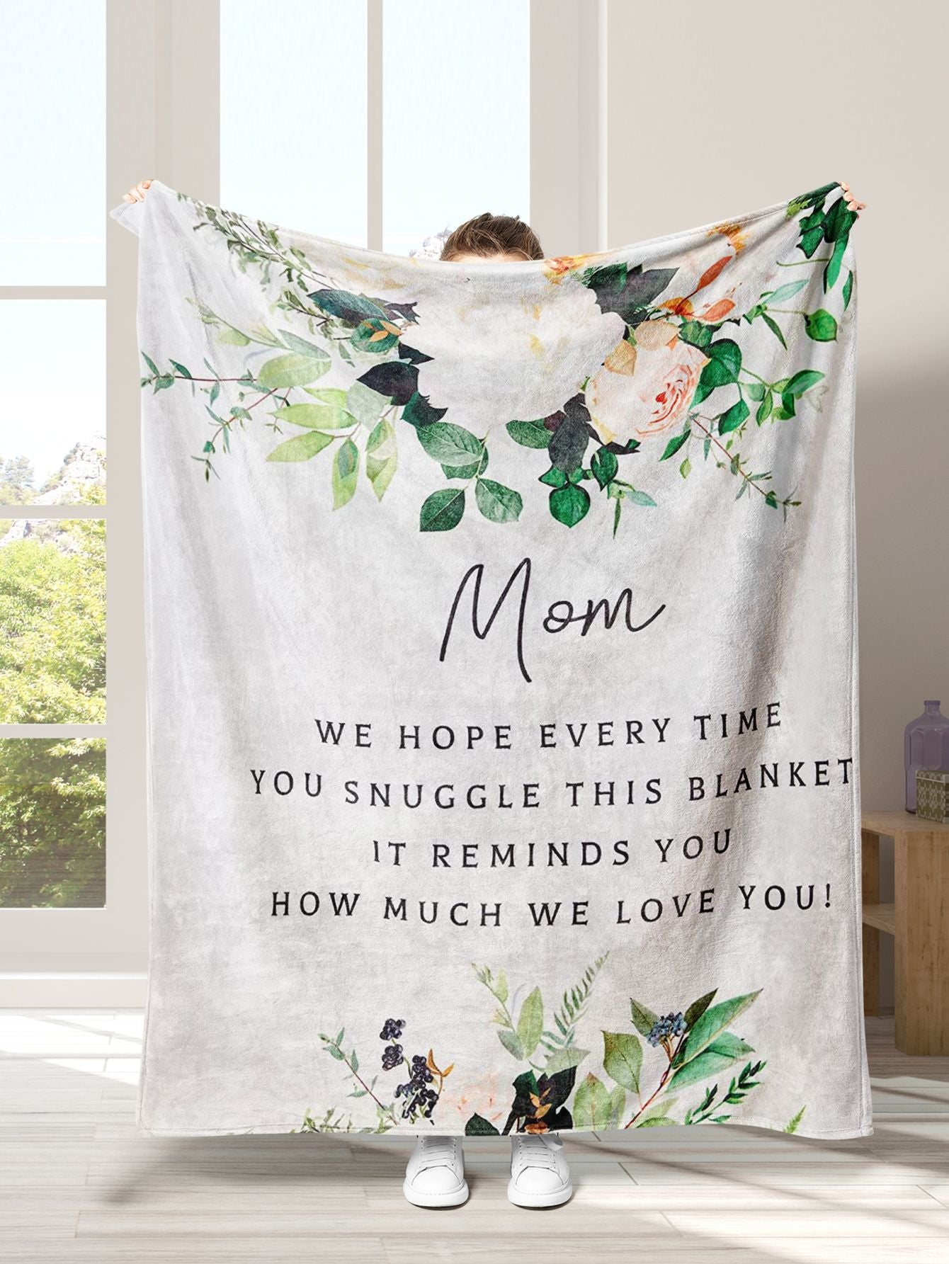 Hot Selling Mother's Day Flannel Blanket