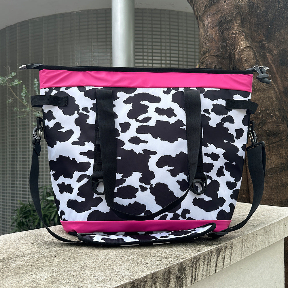 Cross Border Leopard Cow Cooler Bag