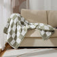 Half Fleece Checkerboard Blanket