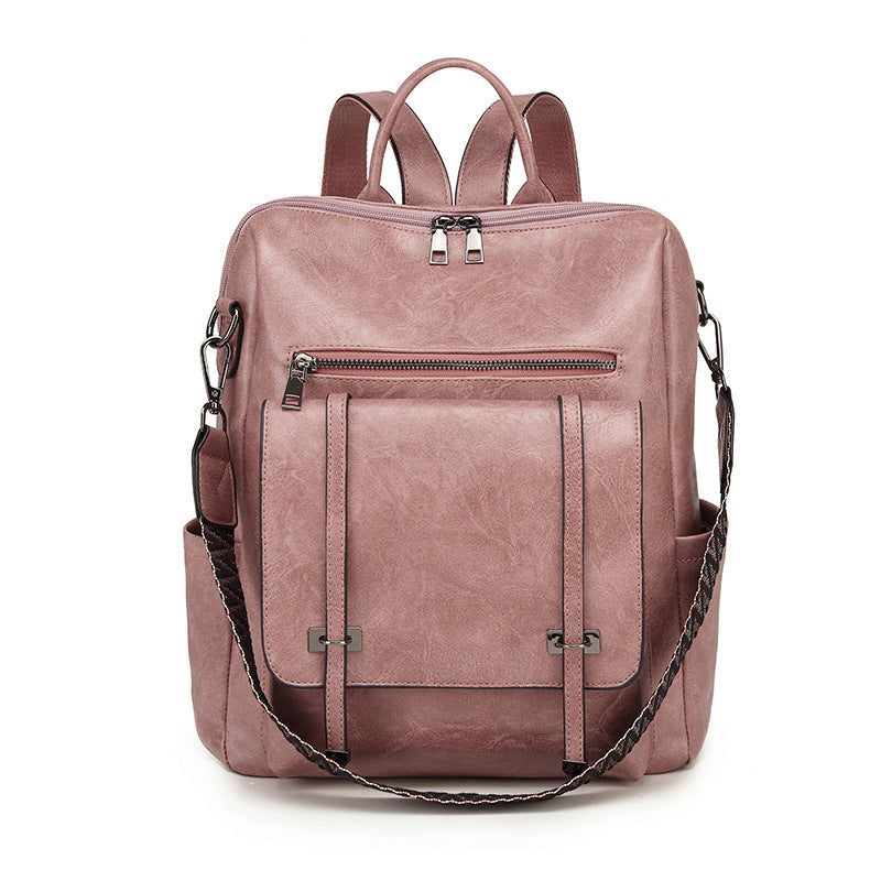 Embroidered Strap Attached  Backpack