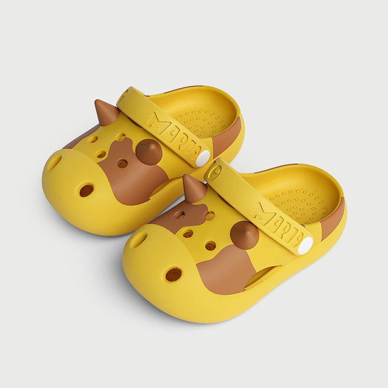 Anti-slip Slippers for Cows Yellow