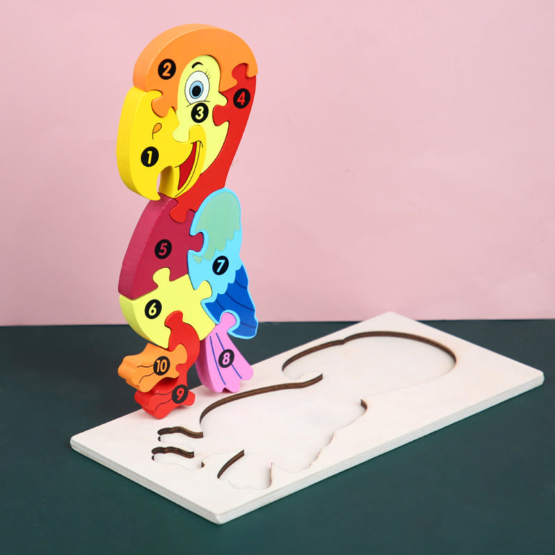 Animal Cartoon Three-Dimensional Puzzle Toy