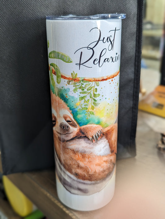Sloth tumbler - relax