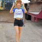 BLACK- Shenandoah Stud Shorts