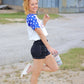 BLACK- Shenandoah Stud Shorts