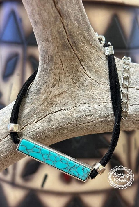Saphire Slab - Turquoise Bracelet