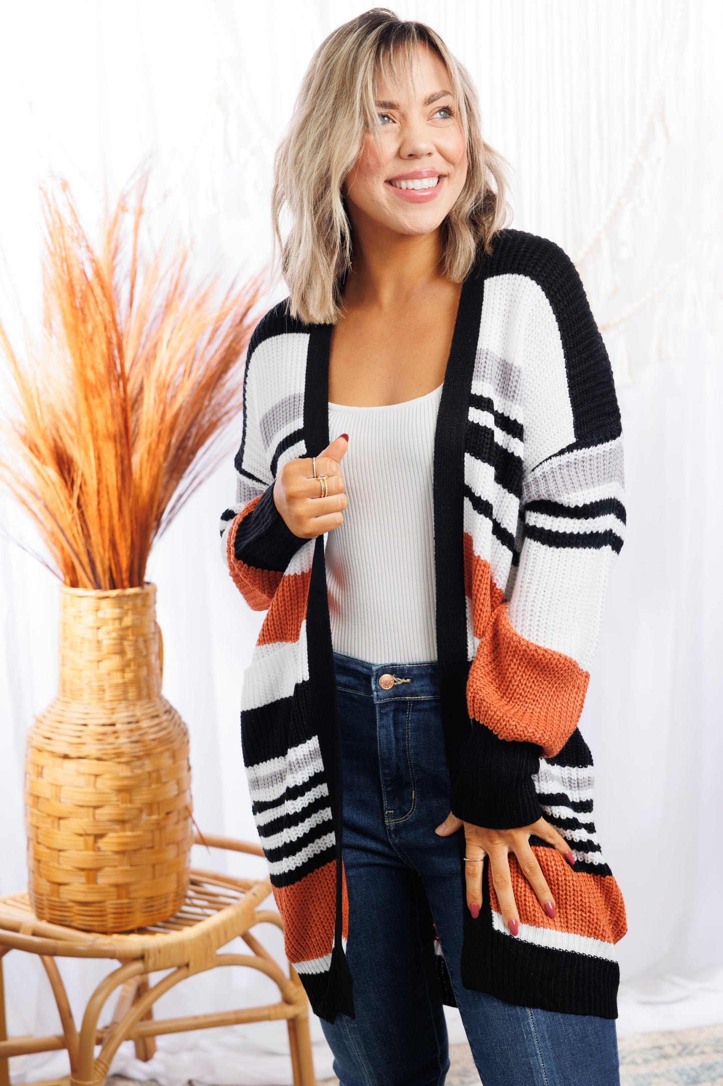 Stripe To My Lou - Cardigan