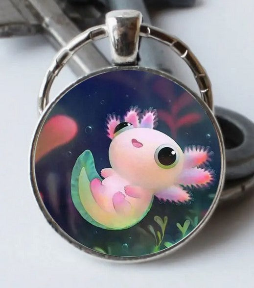 Axolotl Key Chain