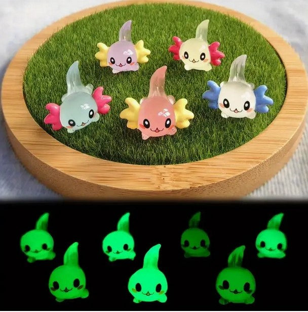 Axolotl Glow figurines