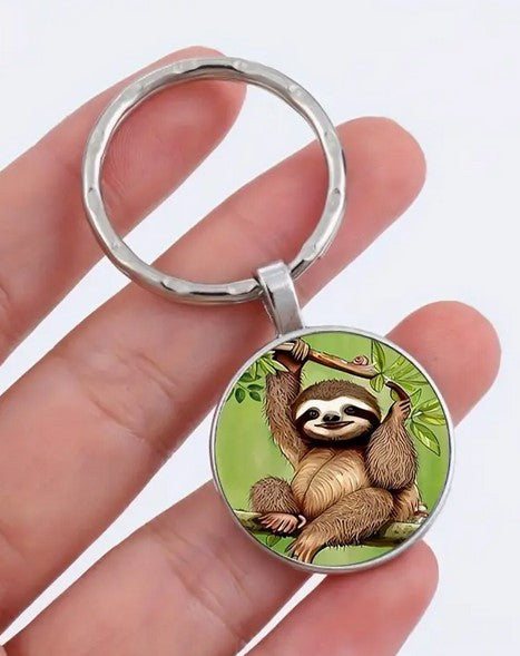 Sloth Key Ring