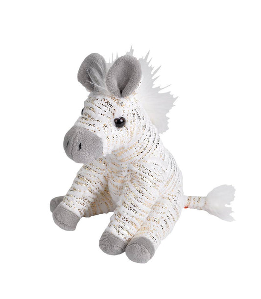 Foilkins-Jr Zebra Stuffed Animal 6"