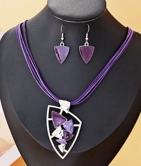 Cosmic Traditions - 2pc Fashion Necklace Set