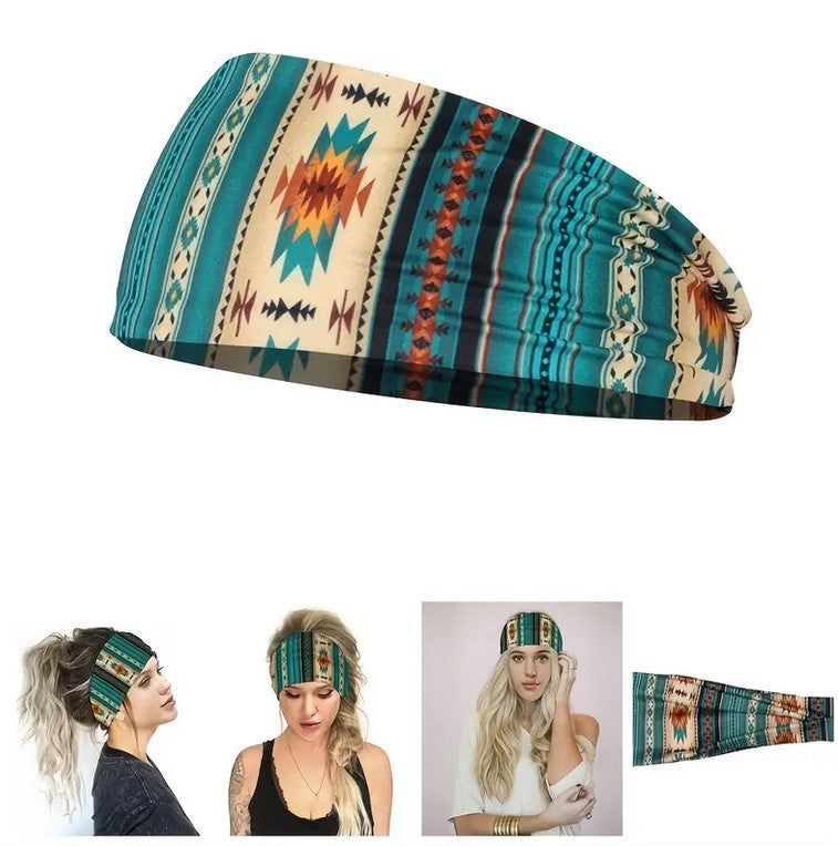 Aztec Yoga Hair Band