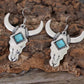 Full Of Bull too - Boho vintage earrings