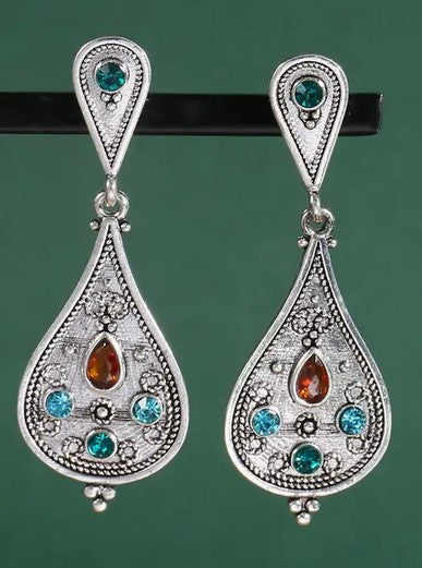 Dripping Stones - boho western earrings