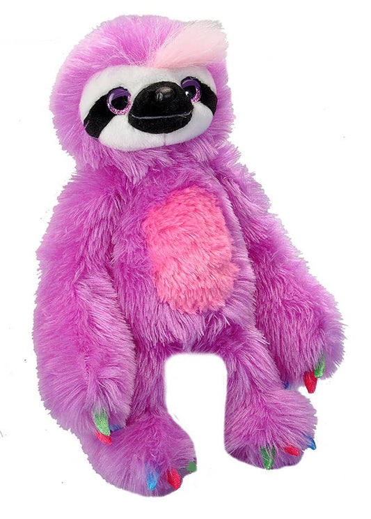 Colorful Sweet & Sassy Sloth Stuffed Animal - 12"