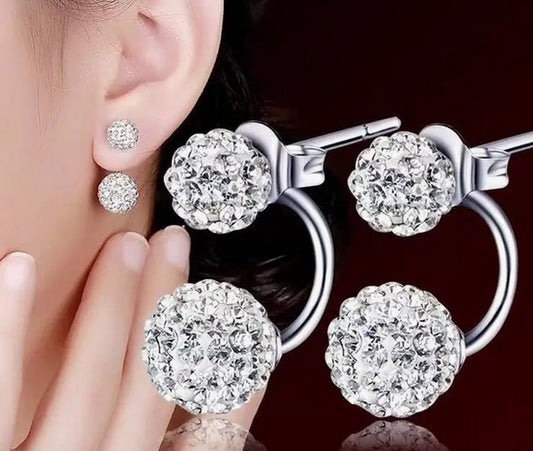 Crystal Ball - Jacket Earring