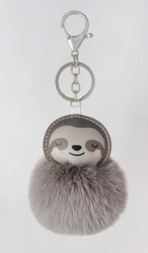 Puffy Sloth Key Chain